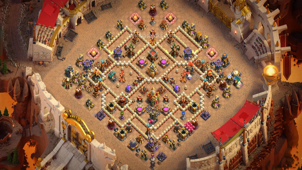 🔥 Best TH16 War Base 2025 | Anti 3-Star | Diamond Core 🔥