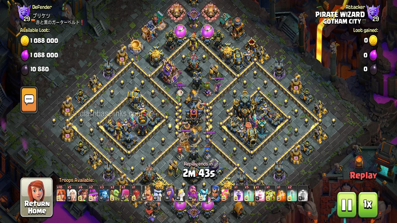 TH17 Anti 2-Star War Base Layout