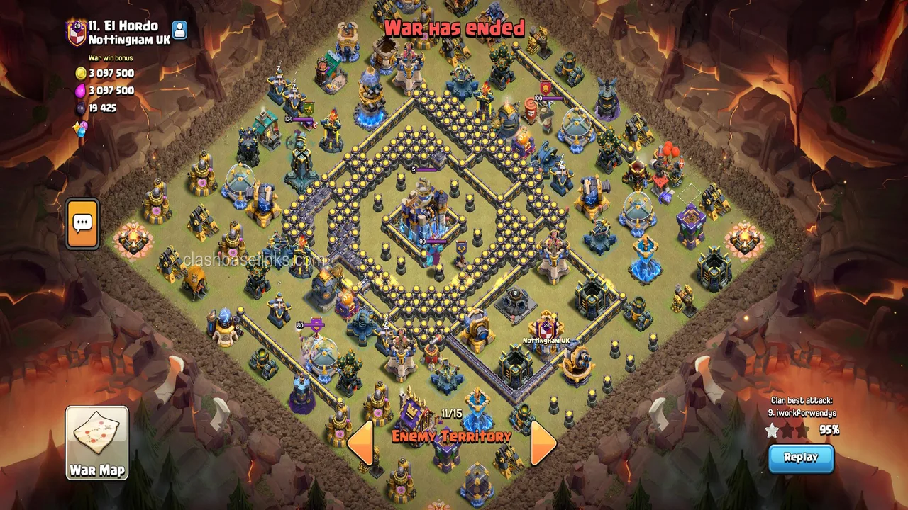 TH18 Anti 3-Star War Base