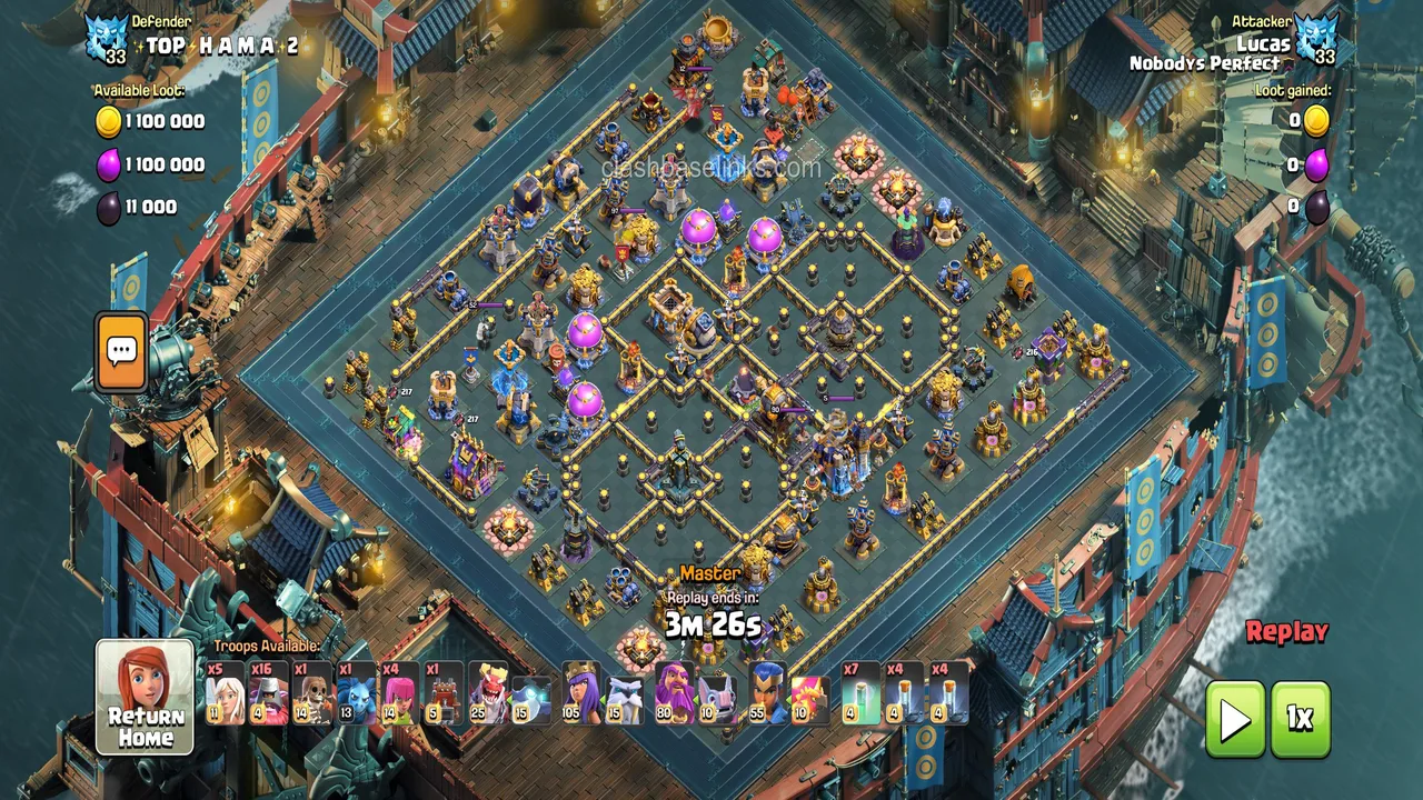 TH18 Anti 3-Star War Base Layout